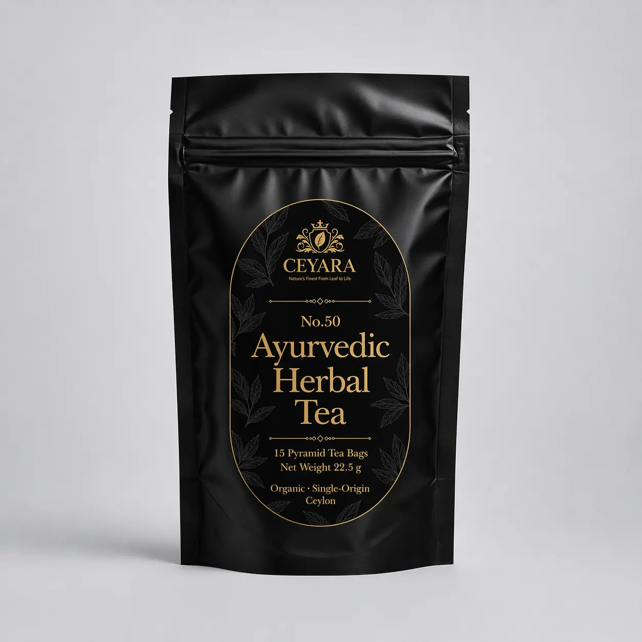 CEYARA Ayurveda Cleanse herbal tea pyramid tea bags