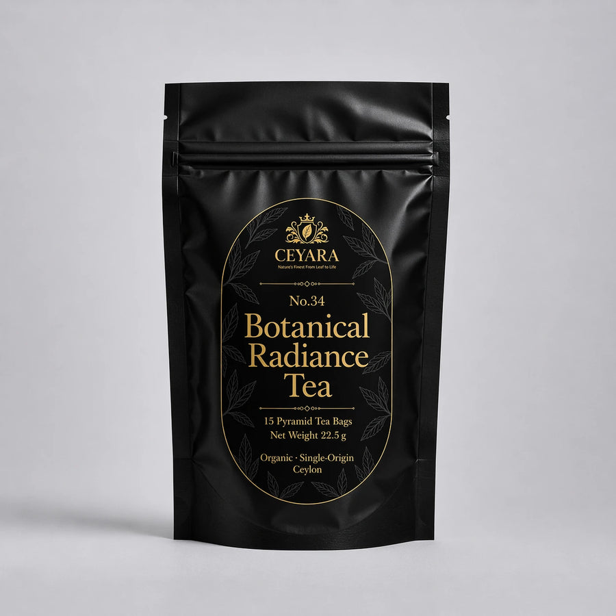 CEYARA glow botanicals in elegant packaging