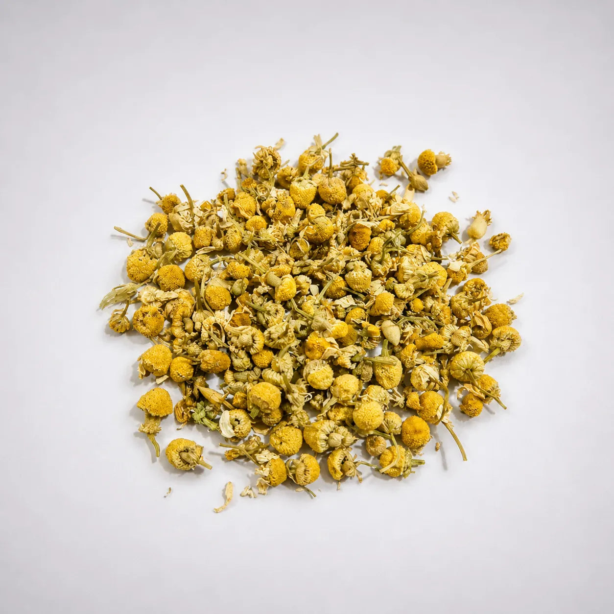 Chamomile herbal tea bags by Ceyara made with natural flowers for a calming caffeine free infusion