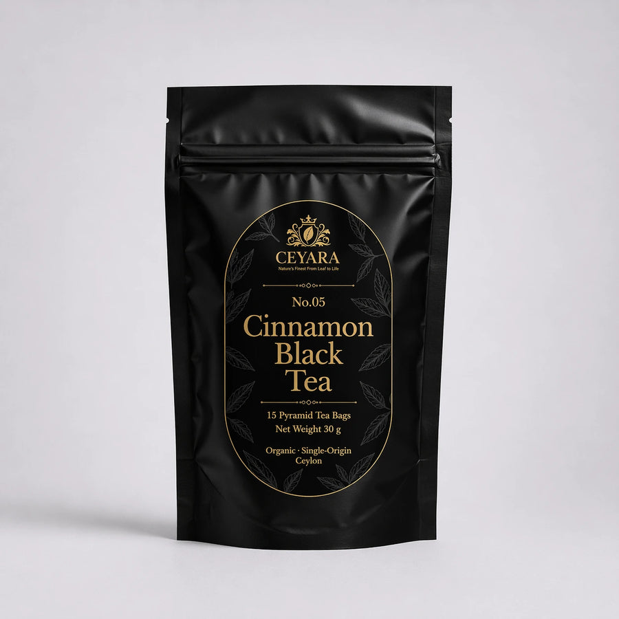 CEYARA Cinnamon black tea spice blend pyramid tea bags