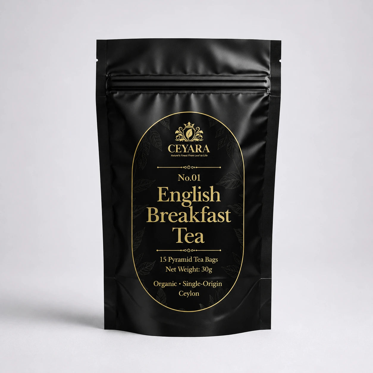 CEYARA English Breakfast black tea pyramid tea bags