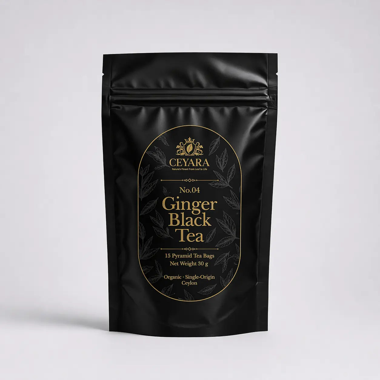 CEYARA Ginger black tea spice blend pyramid tea bags