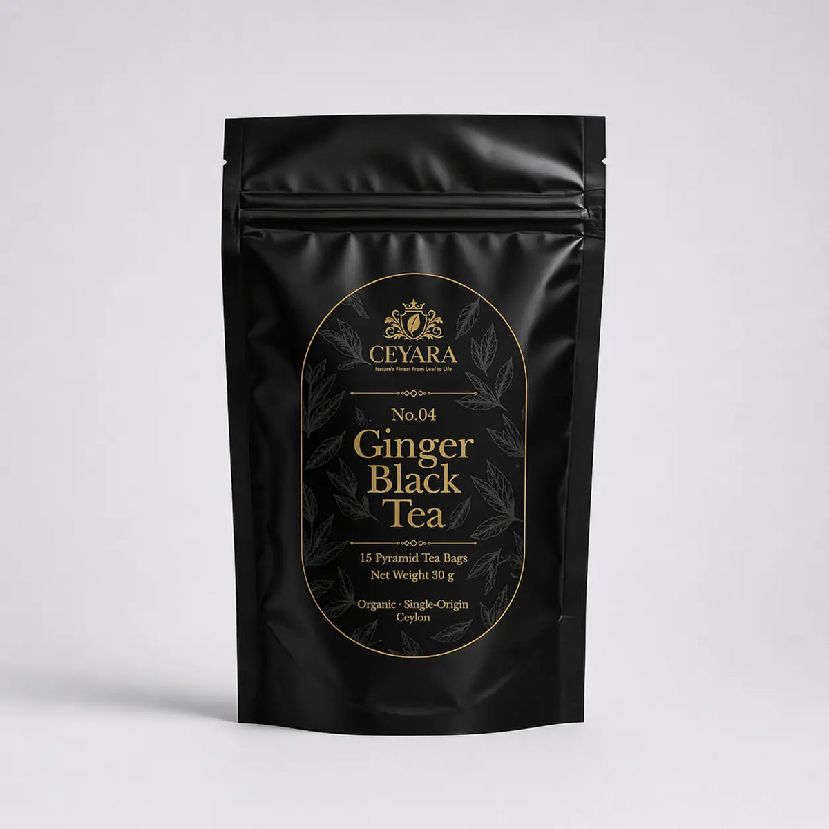 TWC AMBER HOUR TEA ブラックティー 120g Ginger Black Tea | Organic Ceylon Spiced Tea | Ceyara Tea