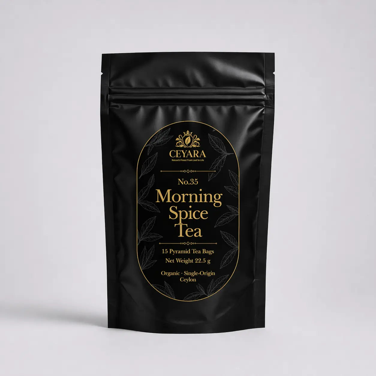CEYARA Morning Spice Black Tea with warming cinnamon and ginger