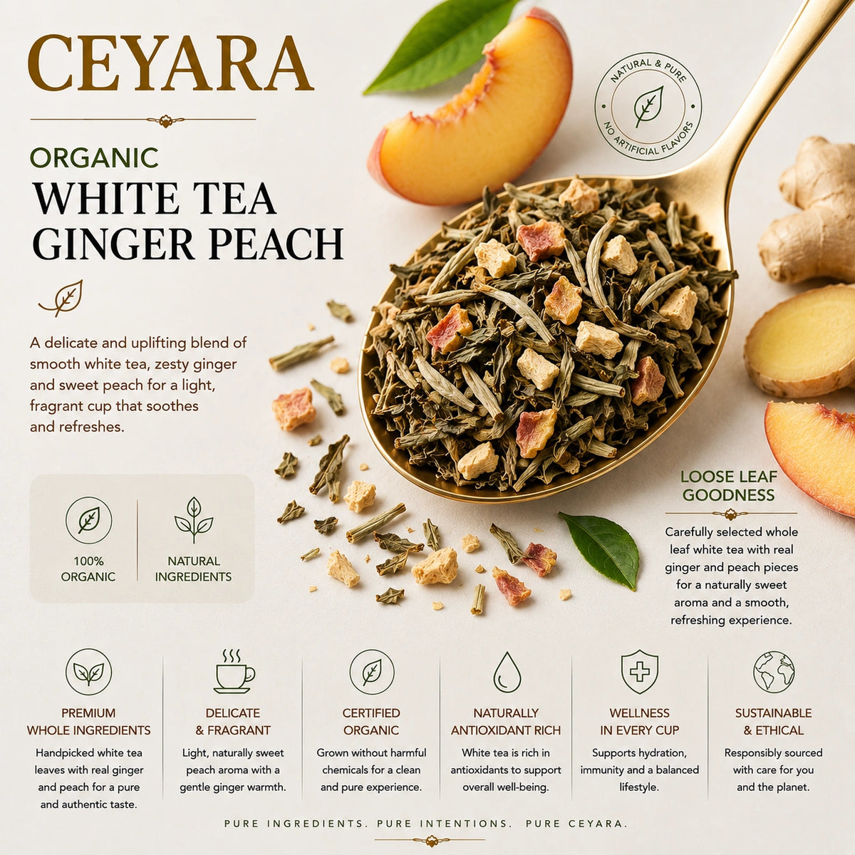 Ginger Peach White Tea
