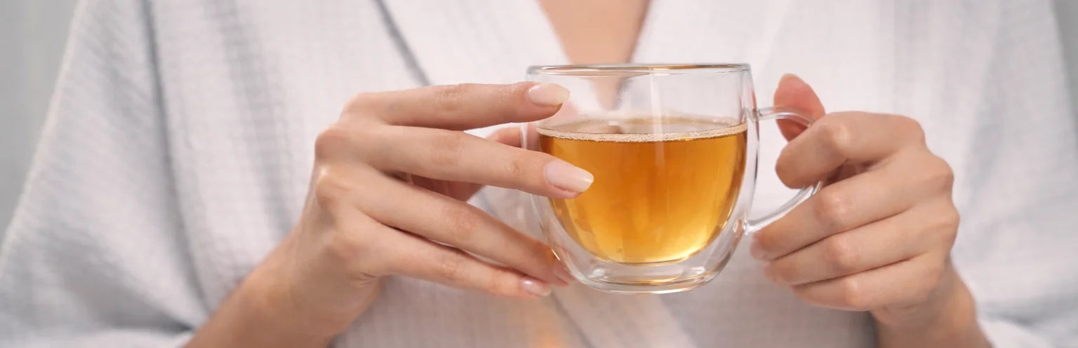 Ceyara wellness tea collection featuring calming herbal infusions designed for balance, relaxation, and daily wellbeing.