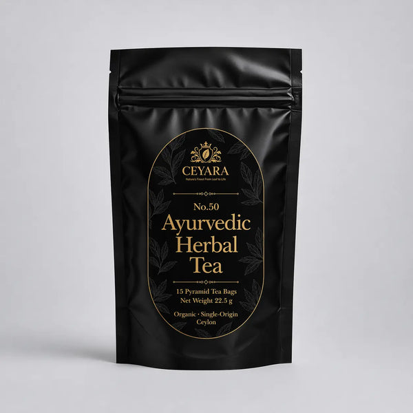 CEYARA Ayurveda Cleanse herbal tea pyramid tea bags