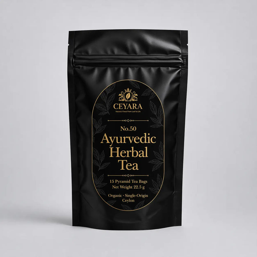 CEYARA Ayurveda Cleanse herbal tea pyramid tea bags