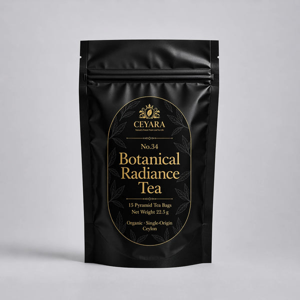 CEYARA glow botanicals in elegant packaging