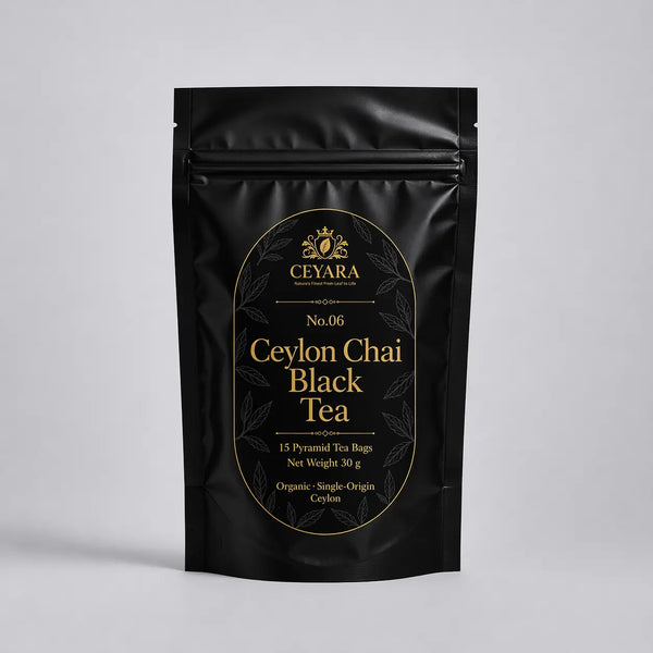 CEYARA Ceylon chai black tea spiced blend pyramid tea bags