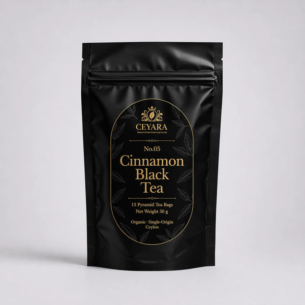 CEYARA Cinnamon black tea spice blend pyramid tea bags