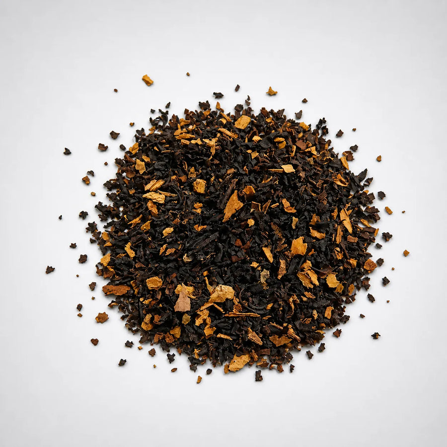 Cinnamon black tea bags with loose leaf Ceylon tea and warming spice blend by Ceyara