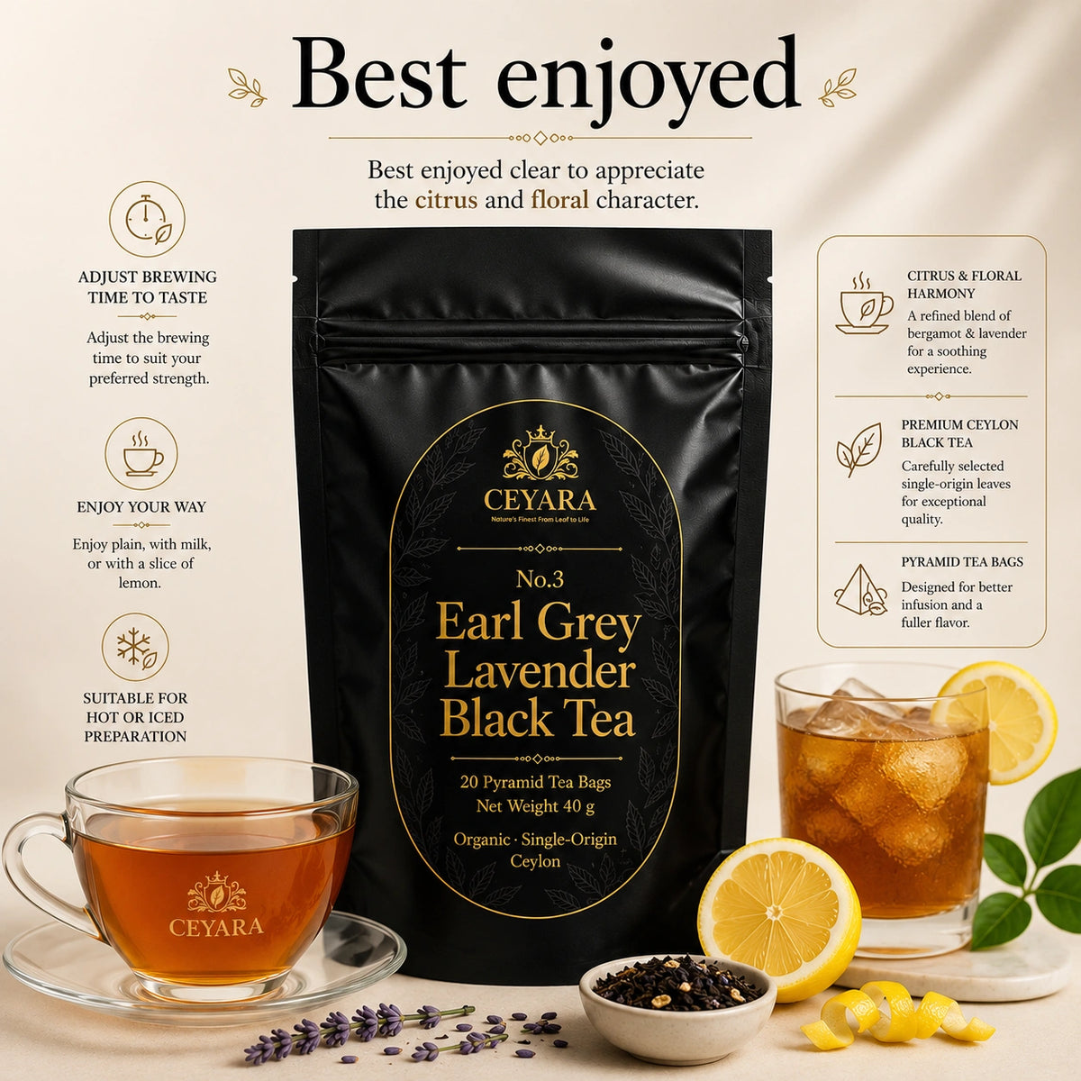 Earl Grey Lavender Black Tea