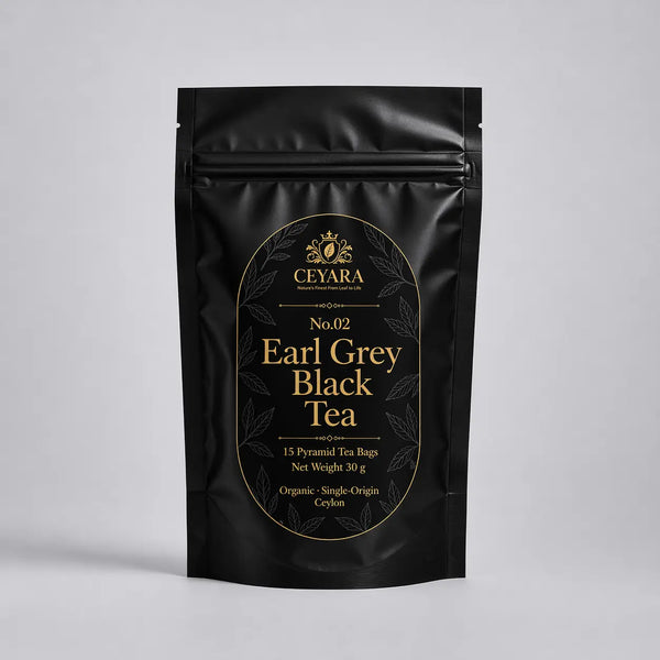 CEYARA Earl Grey black tea pyramid tea bags