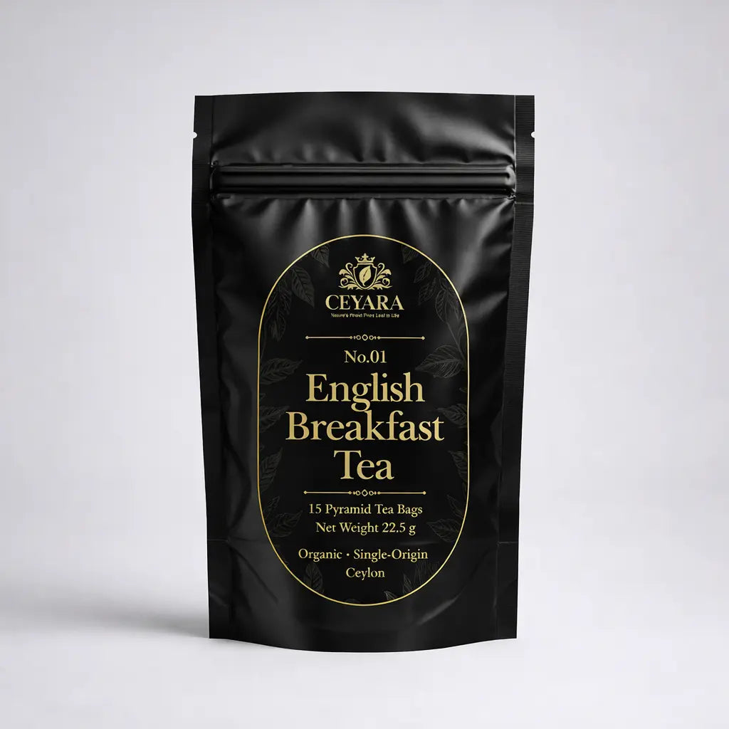 CEYARA English Breakfast black tea pyramid tea bags