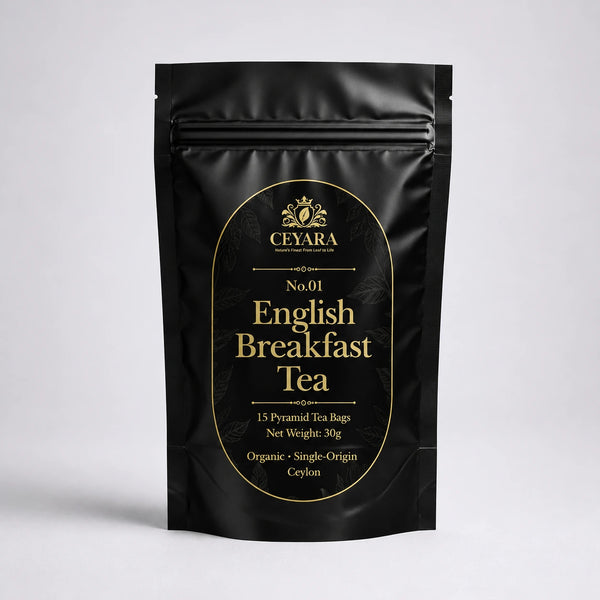 CEYARA English Breakfast black tea pyramid tea bags