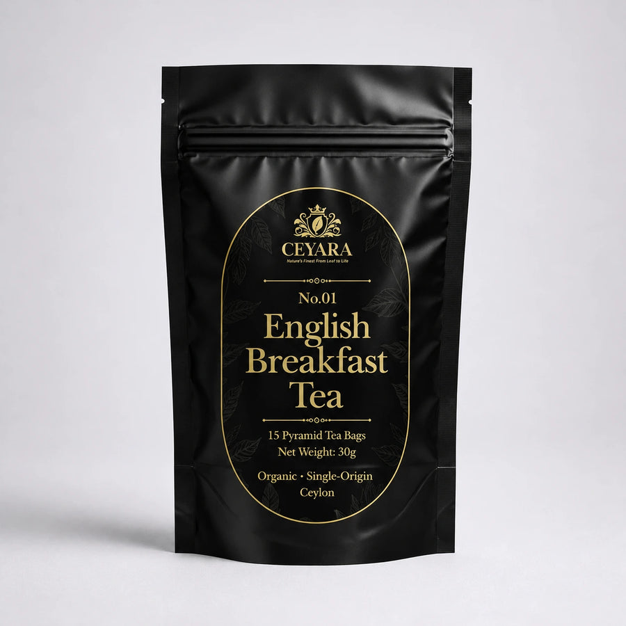 CEYARA English Breakfast black tea pyramid tea bags