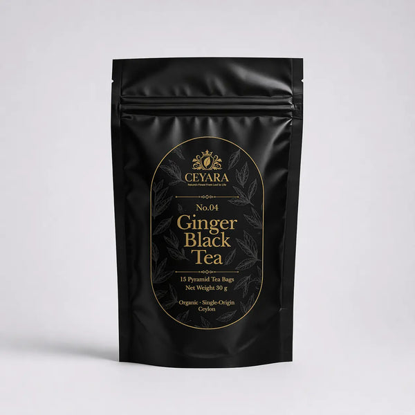 CEYARA Ginger black tea spice blend pyramid tea bags