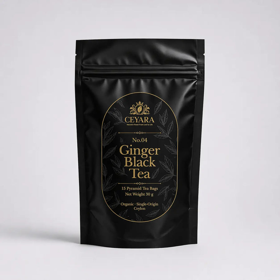 CEYARA Ginger black tea spice blend pyramid tea bags