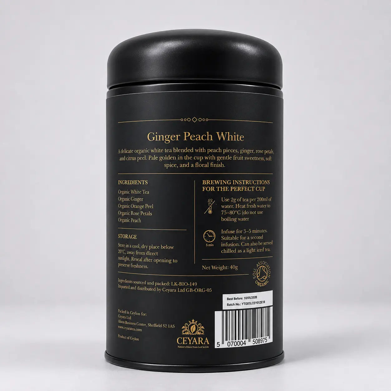 Ginger Peach White Tea