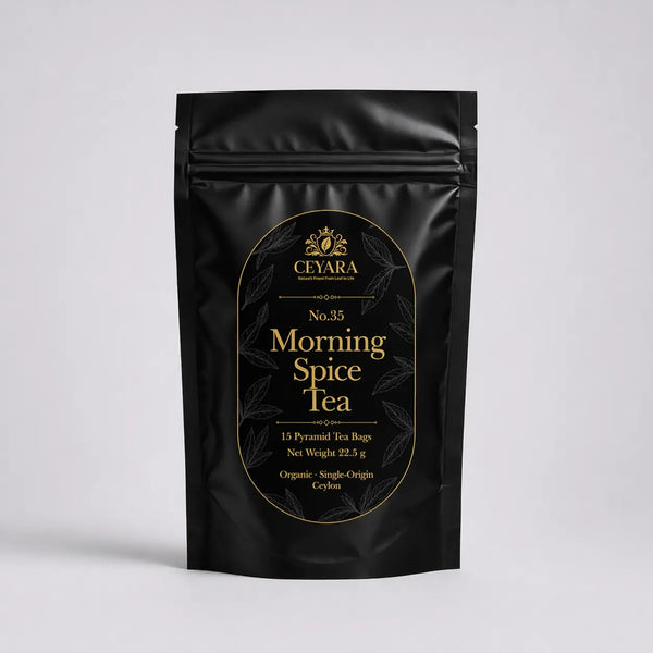 CEYARA Morning Spice Black Tea with warming cinnamon and ginger