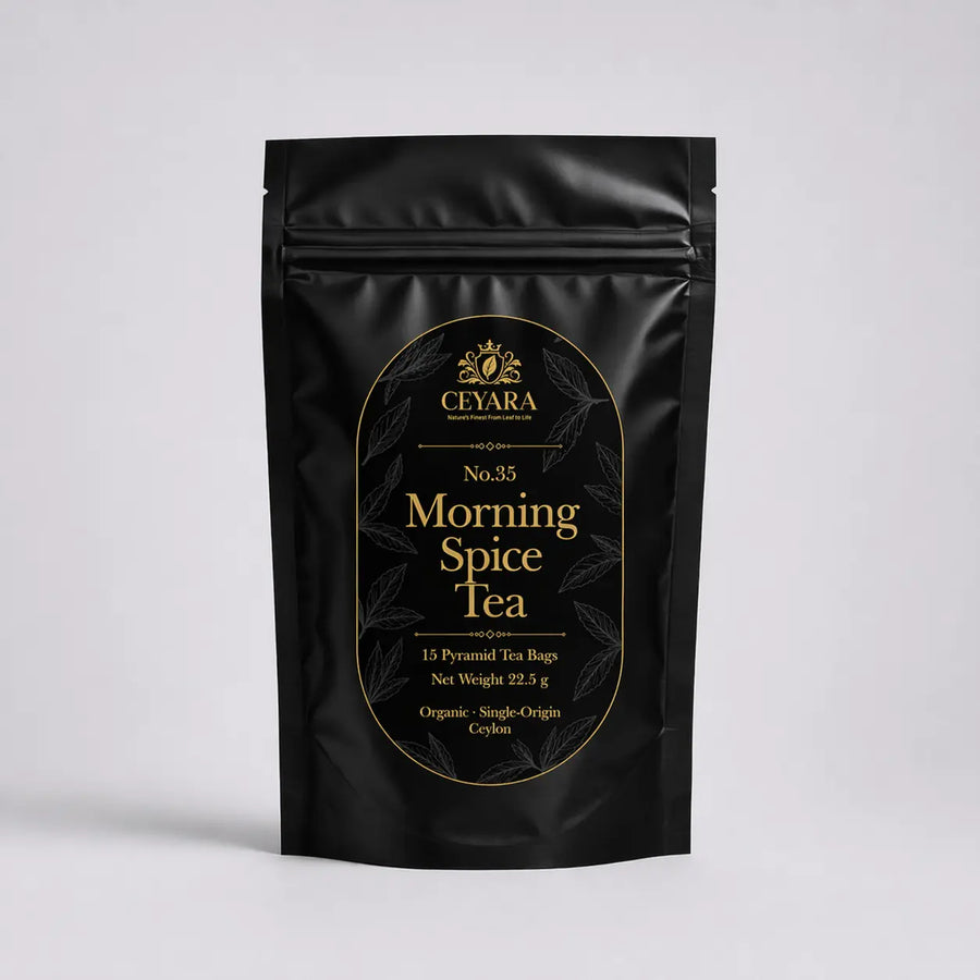 CEYARA Morning Spice Black Tea with warming cinnamon and ginger