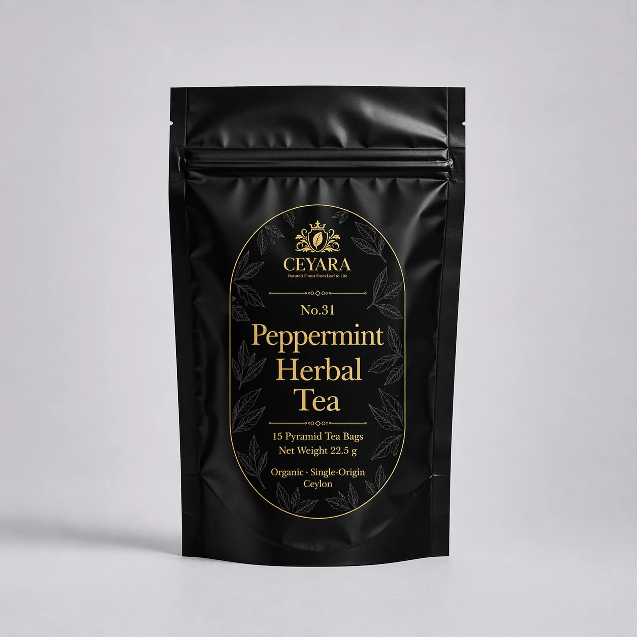 CEYARA Peppermint herbal tea pyramid tea bags