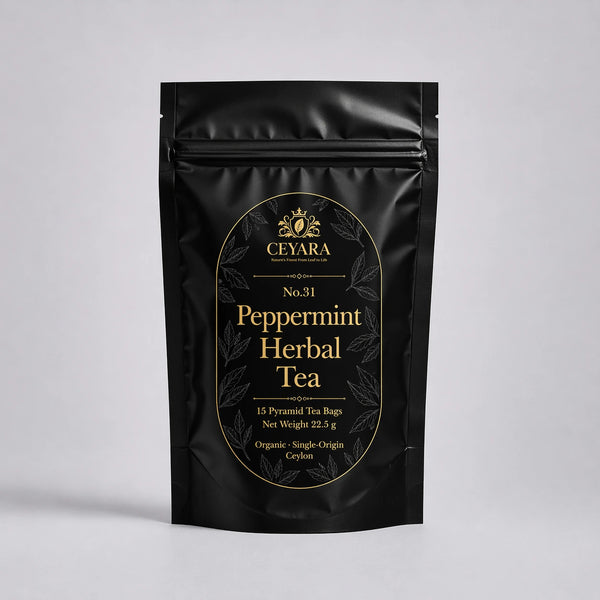 CEYARA Peppermint herbal tea pyramid tea bags