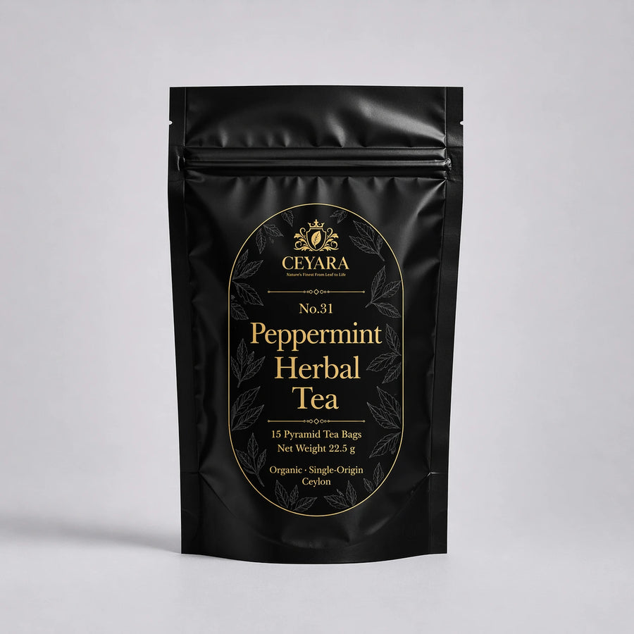 CEYARA Peppermint herbal tea pyramid tea bags