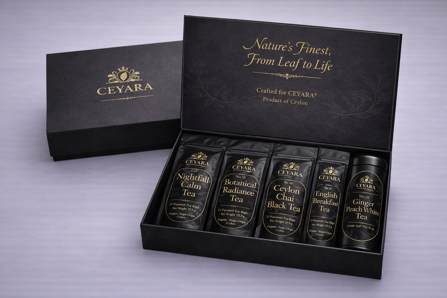 CEYARA The Signature Discovery premium tea gift box with signature herbal blends
