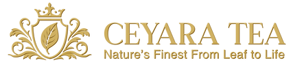 CEYARA Tea horizontal logo for premium Ceylon tea brand from Sri Lanka.