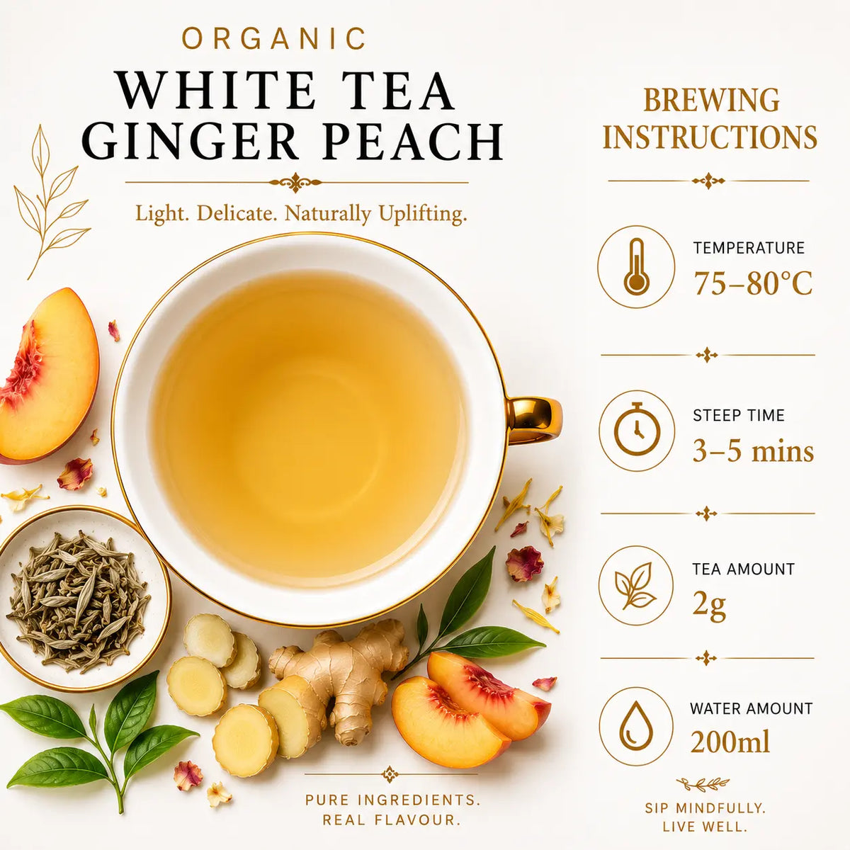 Ginger Peach White Tea